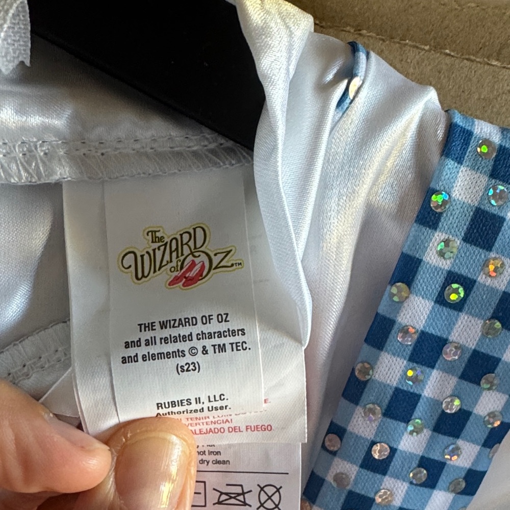 Dorothy Kids Costume - Blue and White - Picture 6 of 6